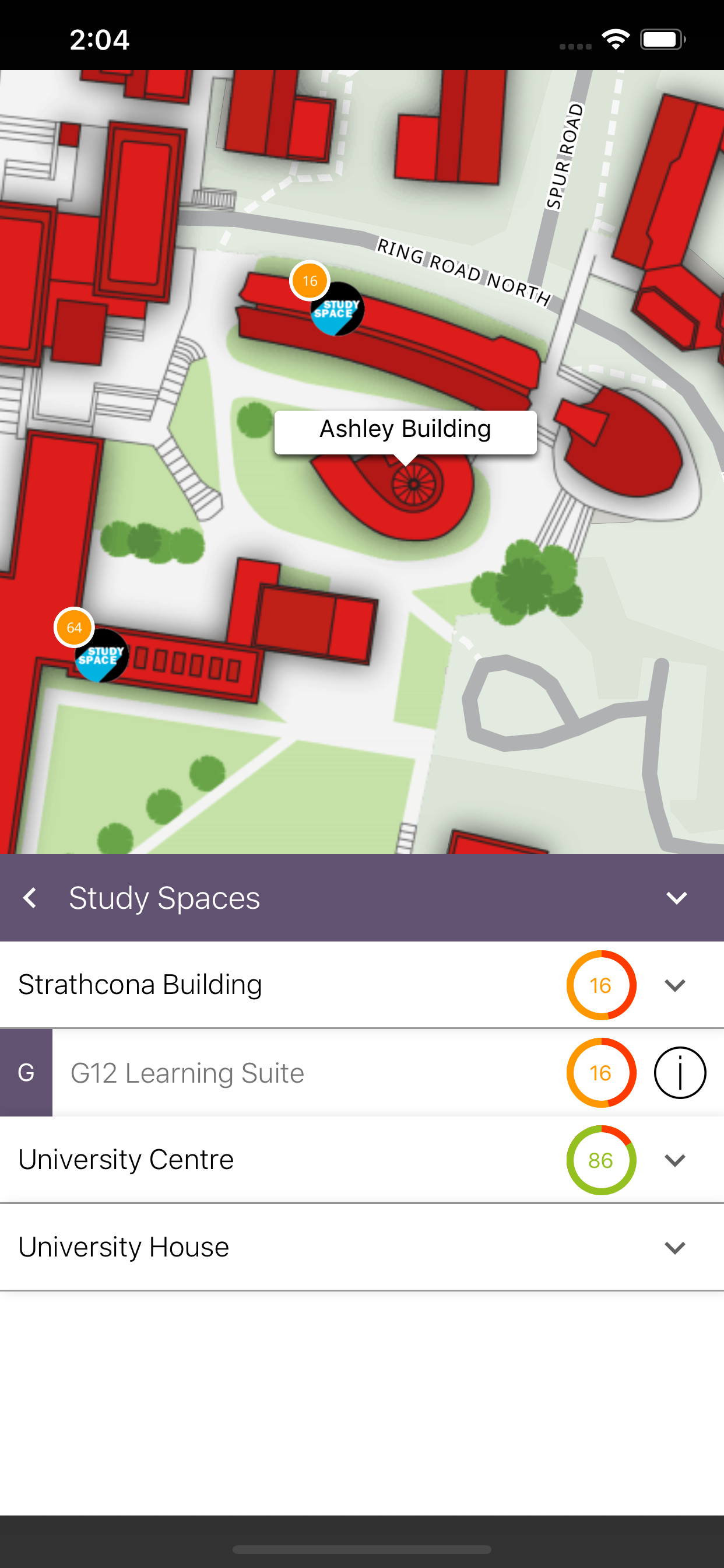 UoB Campus Map