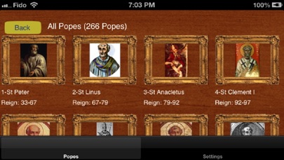 Popes Encyclopedia Screenshot