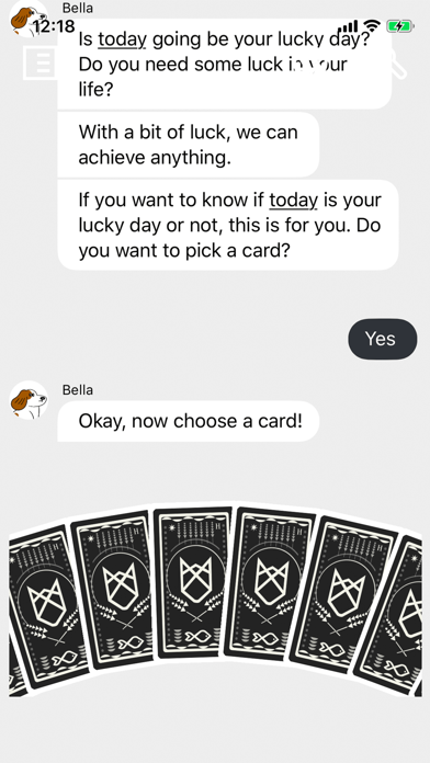 Tarot Chatbot - Dear Bella Screenshot