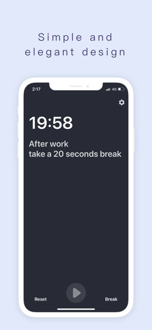 Take a break - timer, reminder
