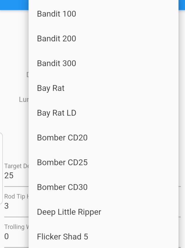 Bandit 300 Dive Chart