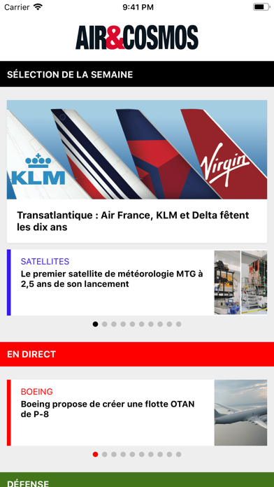 Screenshot #1 pour Air&Cosmos News