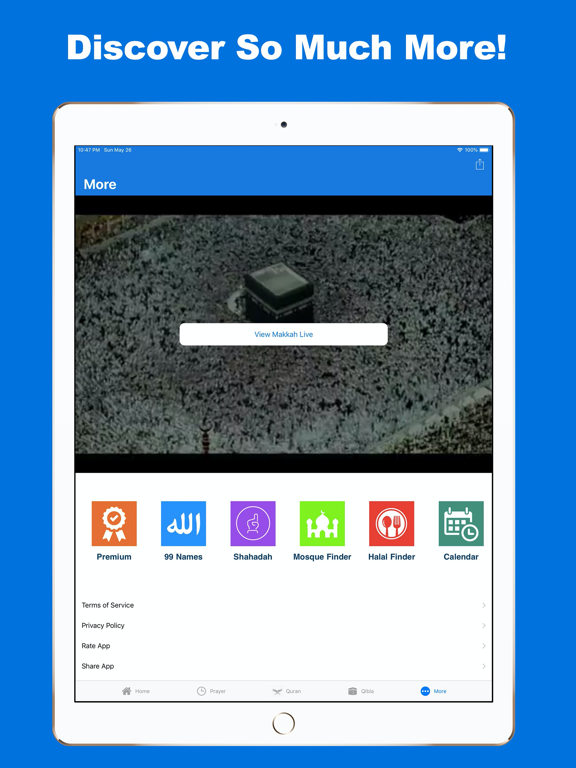 Muslim - Quran, Prayers, More iPad screenshot 7 - Reference app