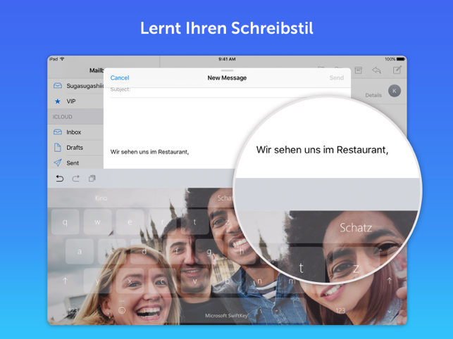 Microsoft SwiftKey-Tastatur Screenshot