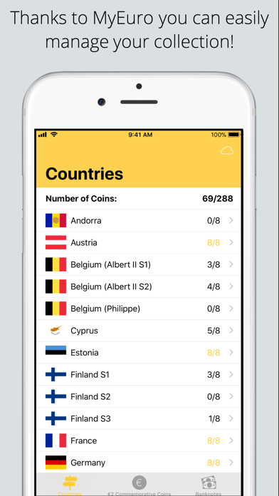 Screenshot #1 pour MyEuro | Coins, Commemoratives