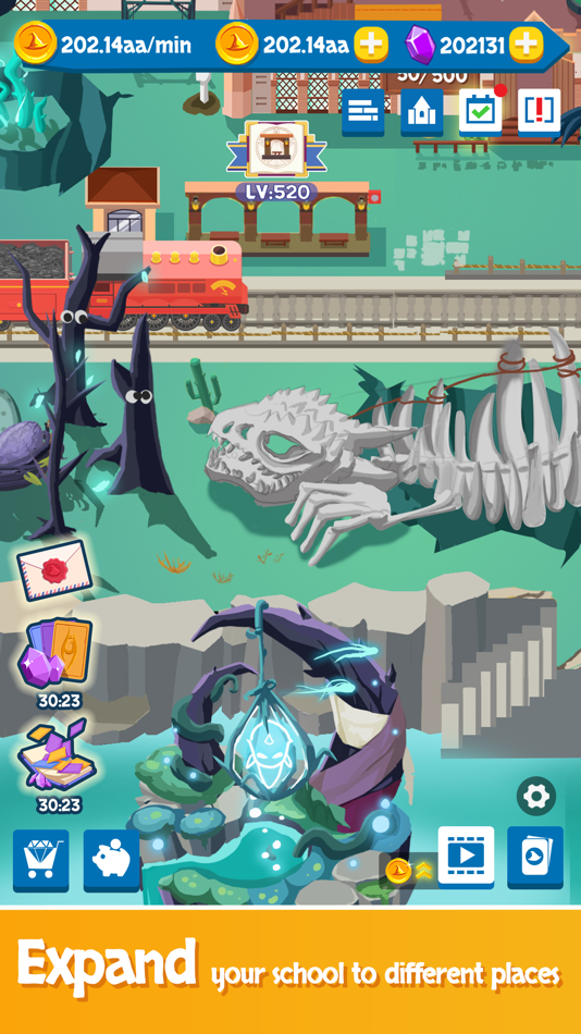 #4. Idle Wizard School - Idle Game (iOS) 由: Battlecry