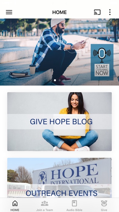 HOPE International Screenshot