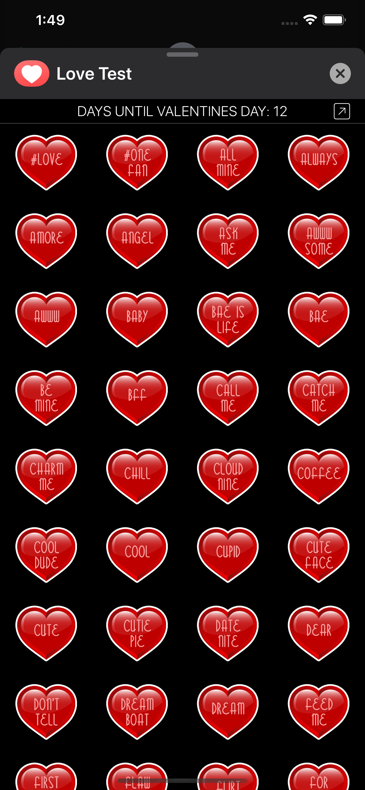 Love Test Compatibility Rating