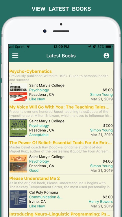 UniBook: Trade Your Textbook