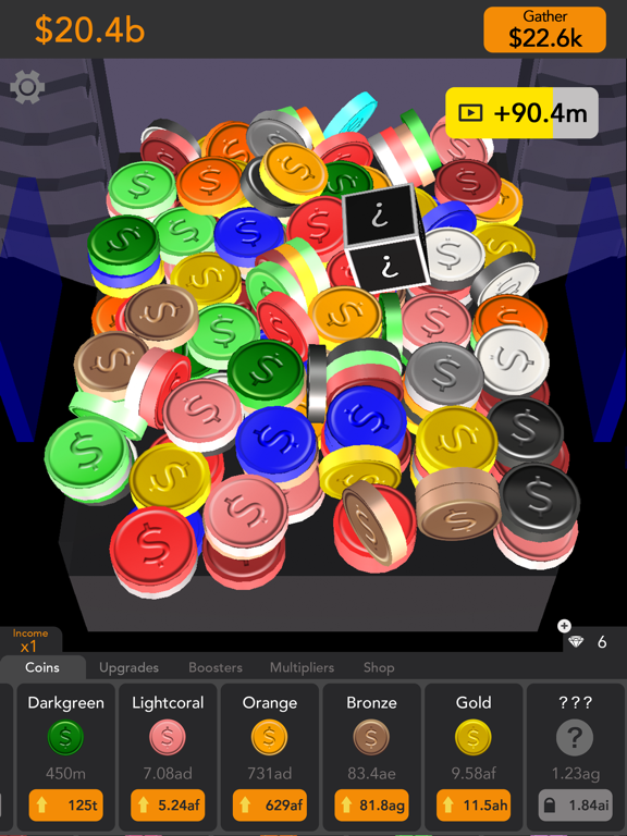 Idle Coins-Fortune Coin Pusher iPad screenshot