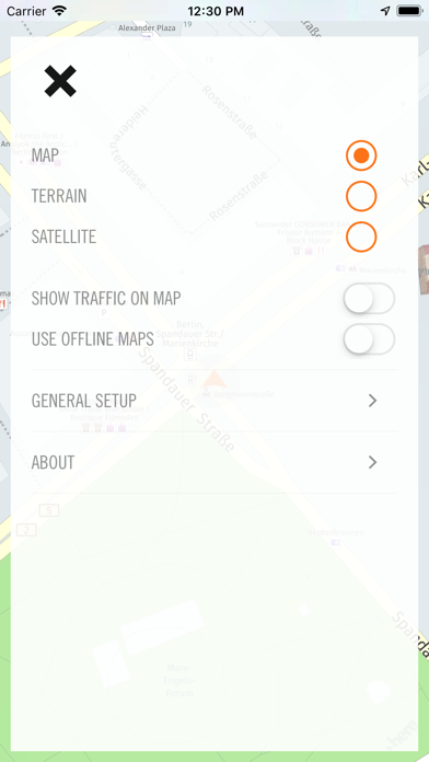 KTM MY RIDE Navigation screenshot1