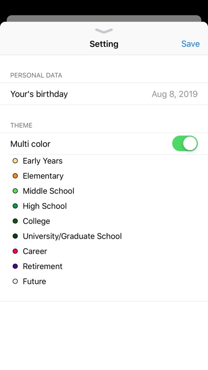 Your life weekly calendar