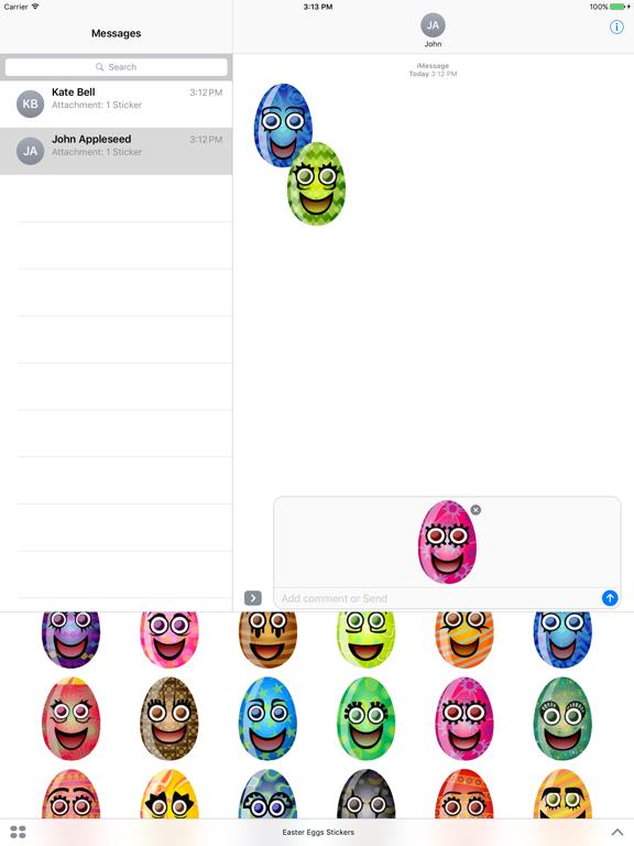 Screenshot #5 pour Easter Eggs Stickers