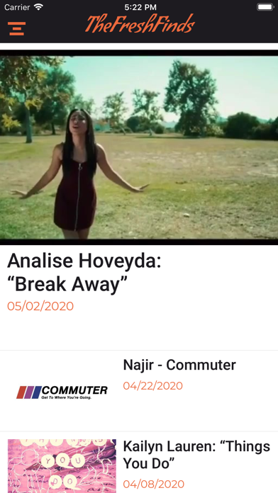 Screenshot #1 pour TheFreshFinds