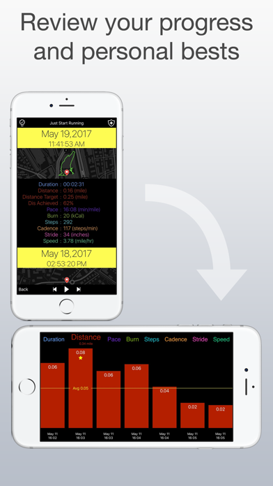 Screenshot #2 pour jS Run Pro - Running Tracker