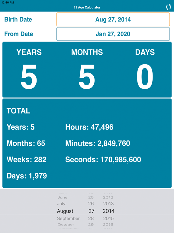 Screenshot #5 pour #1 Age Calculator