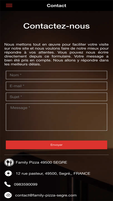 Family Pizza Segre Screenshot