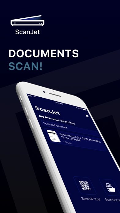 ScanJet - Scanner PDF Screenshot