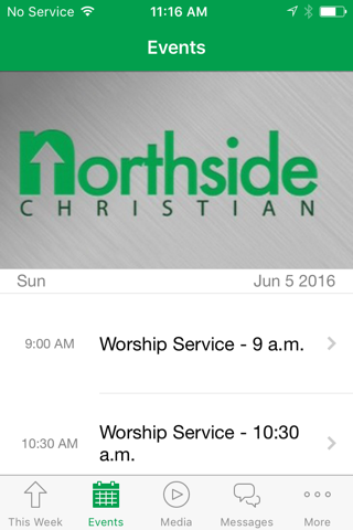 Northside Christian Church screenshot 2