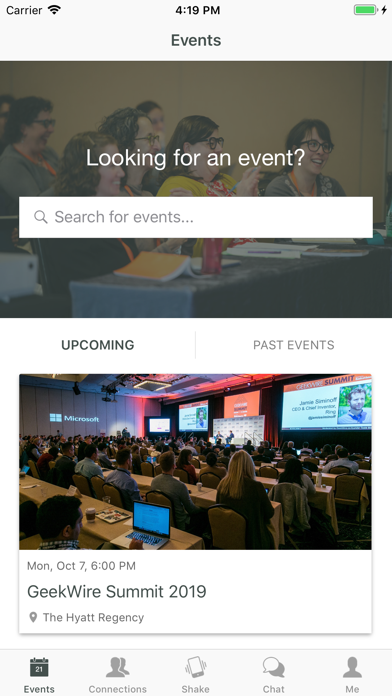 GeekWire Events screenshot 2