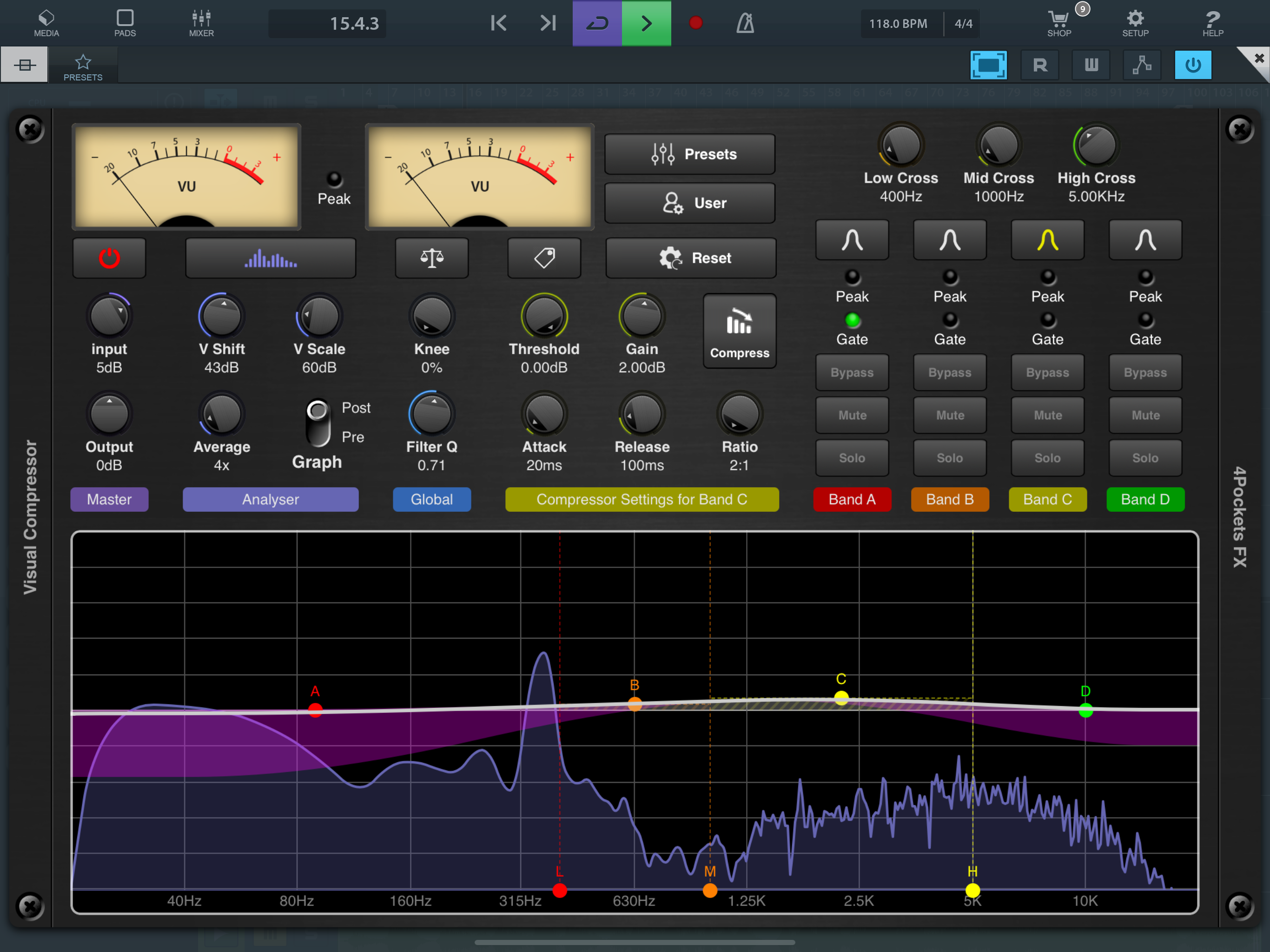 Visual Multi-Band Compressor