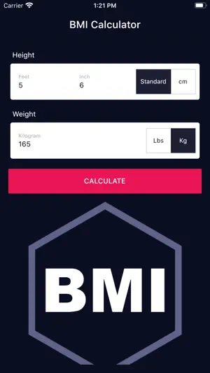My BMI Calc screenshot 1
