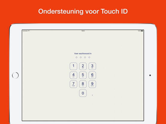 Notitiekluis iPad app afbeelding 1