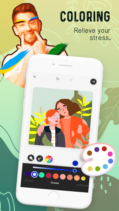 Screenshot #3 pour AvatarArt Color & Draw Profile