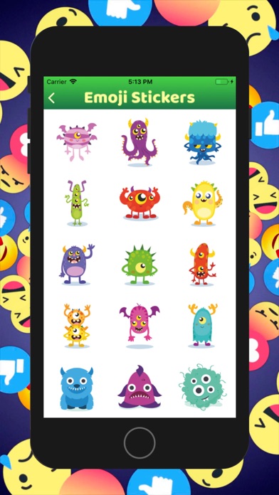 Emoji Face Stickersのおすすめ画像2