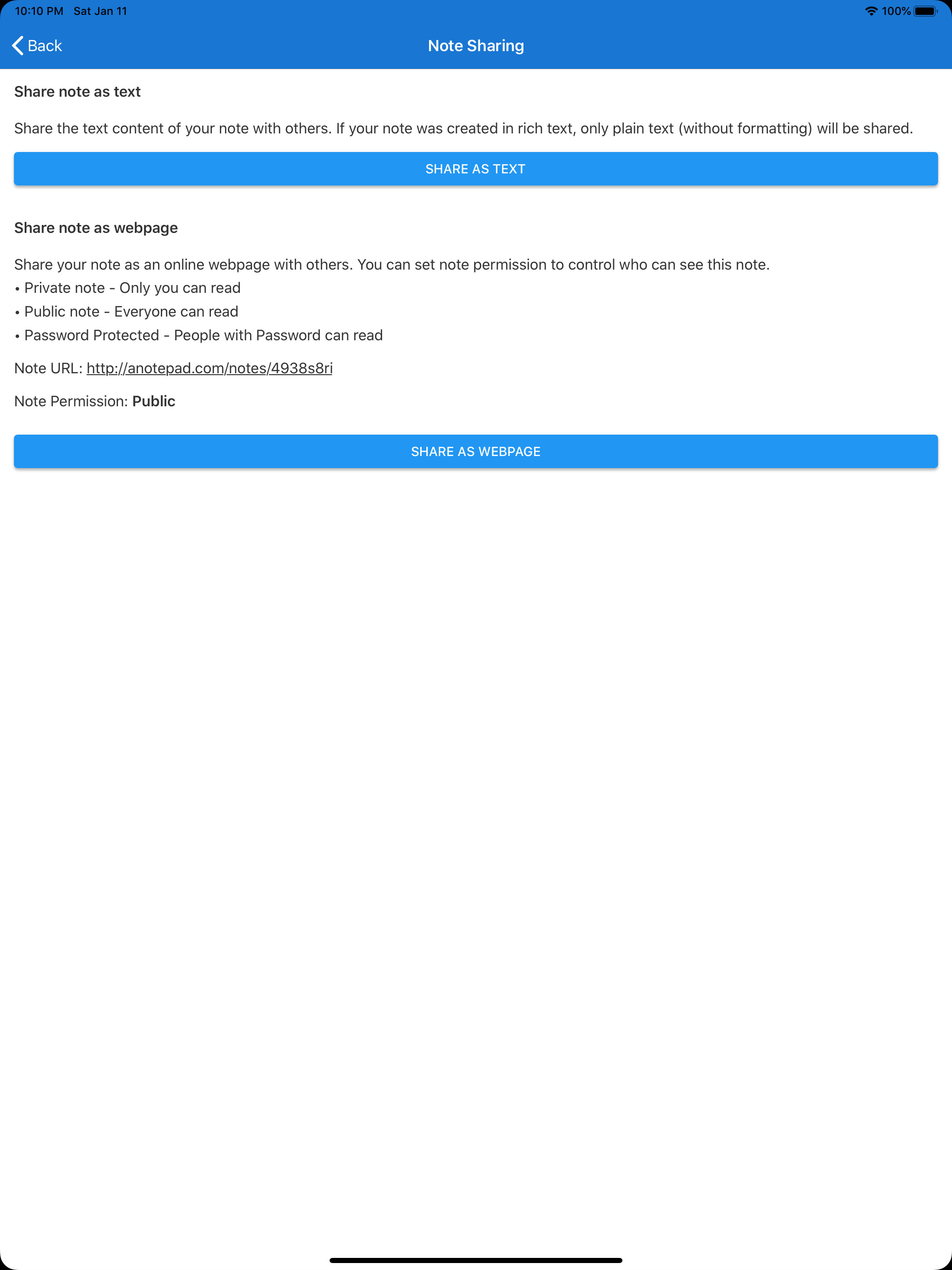 a Notepad - Take & Share Notes