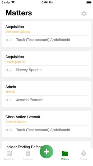 LeanLaw - Legal Billing Tool iPhone screenshot 6 - Business app