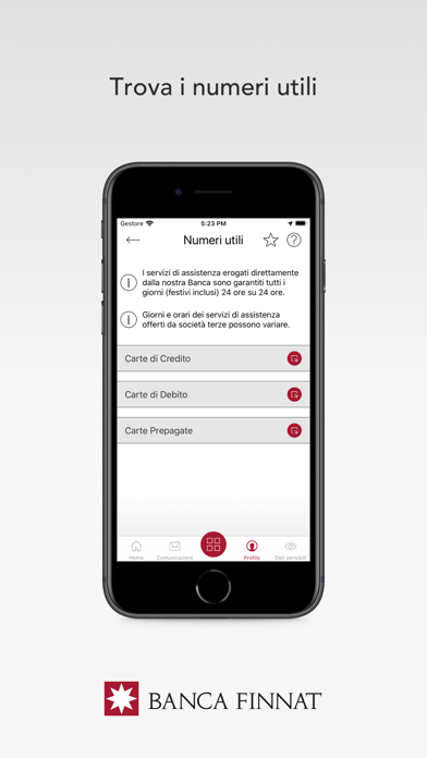 Banca Finnat Mobile Screenshot