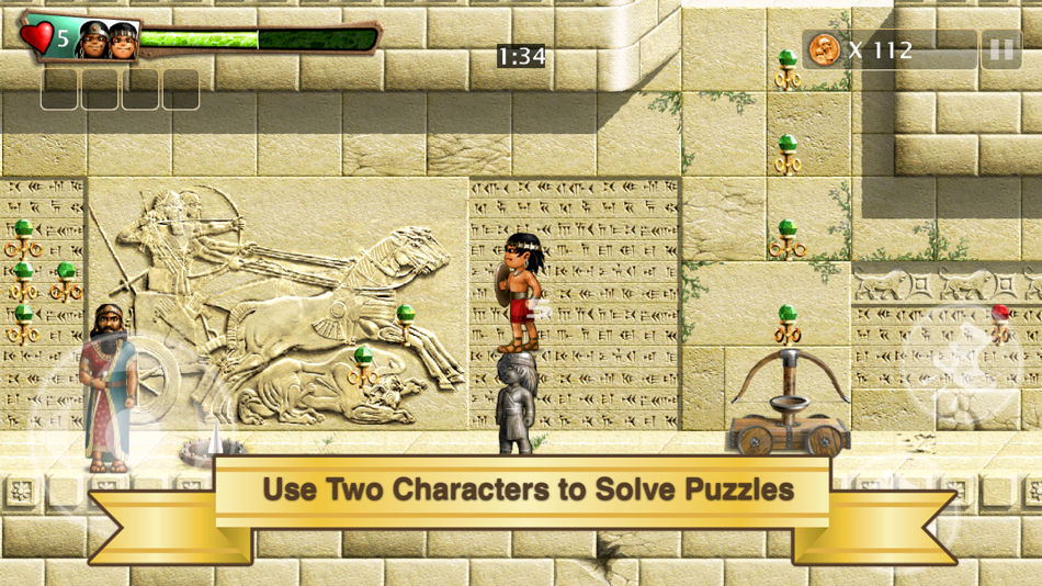 #3. Babylonian Twins Platformer (iOS) 由: BitHunch LLC