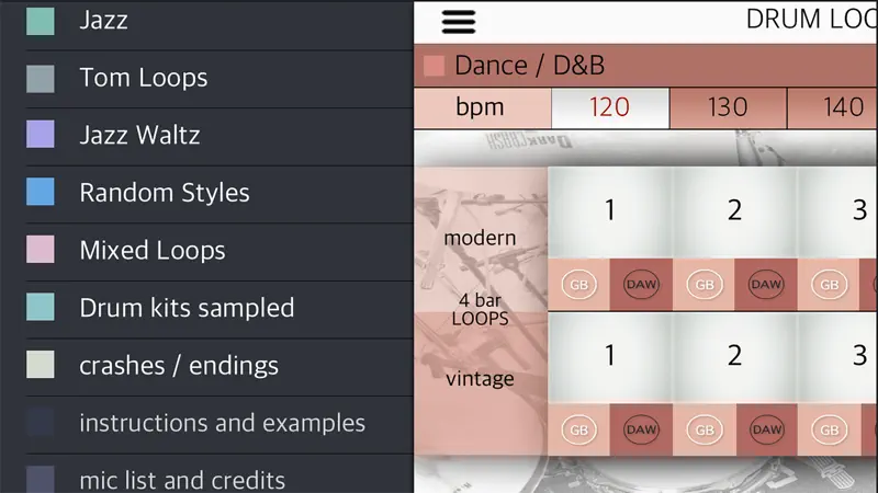 Drum Loops HD screenshot 4 of 9
