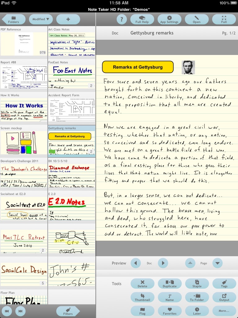 Note Taker HD screenshot 4