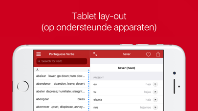 Portugees Werkwoorden (Plus)-app screenshot 7