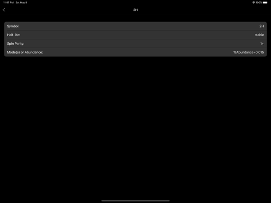 Periodic Table+ iPad screenshot 5 - Education app