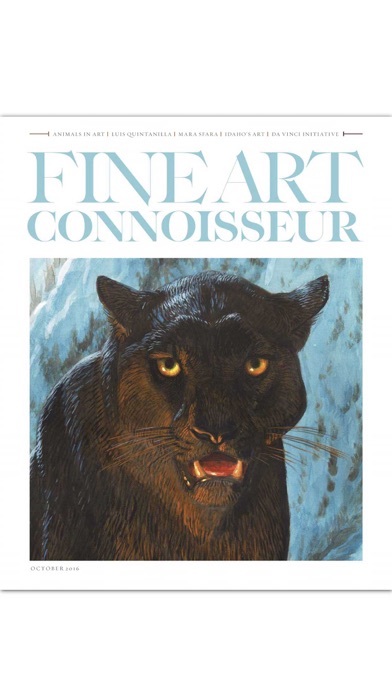 Fine Art Connoisseur Magazine Screenshot