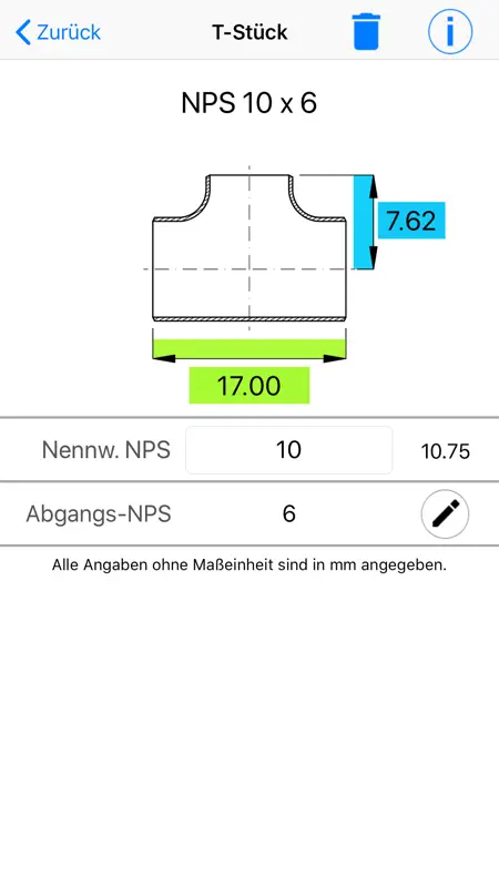 Formteile App ANSI screenshot 5 of 6