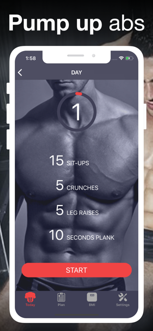 ‎Six Pack Abs + Fat Burn Diet Screenshot