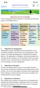 MBA Cost Accounting screenshot #5 for iPhone