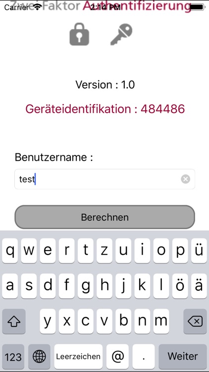 Zwei-Faktor-Authentifizierung