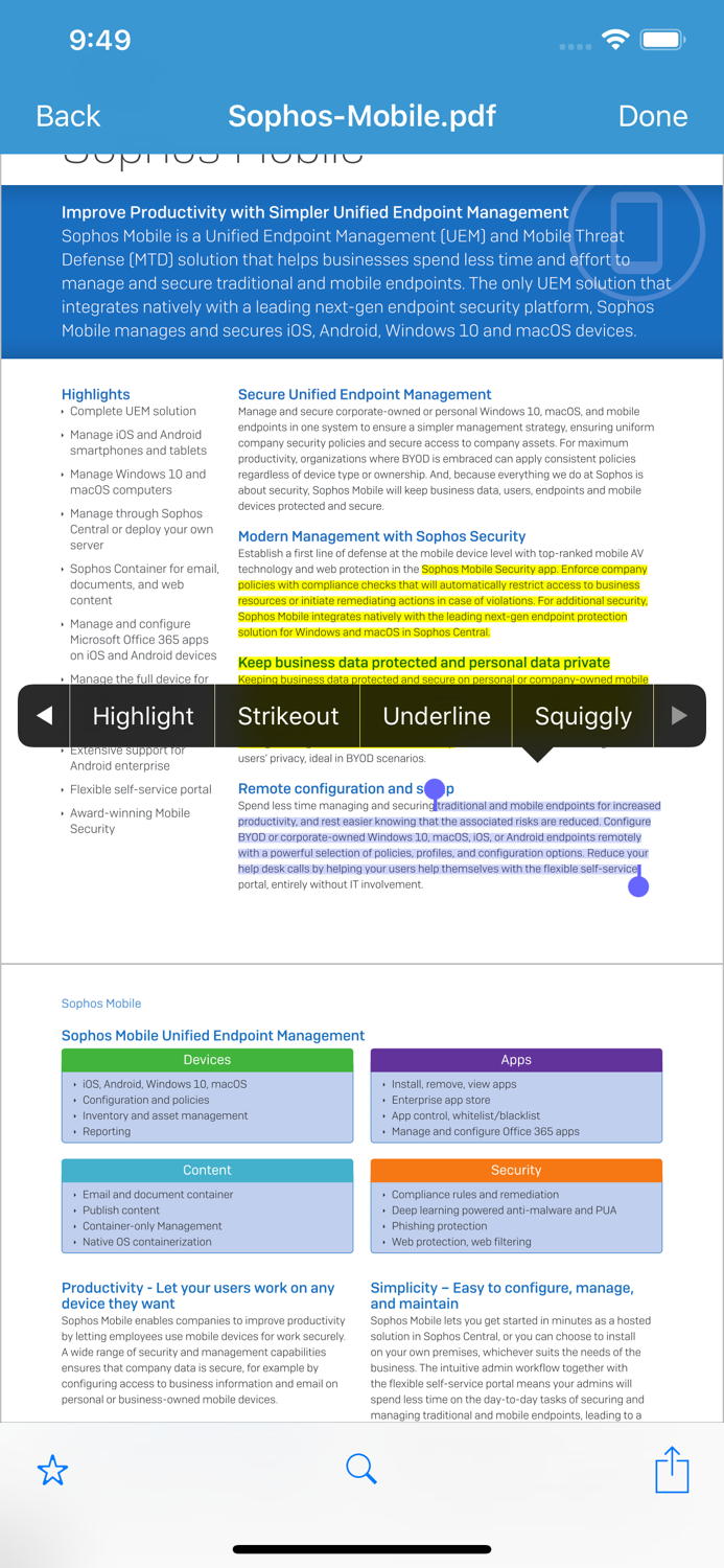 Sophos Secure Workspace