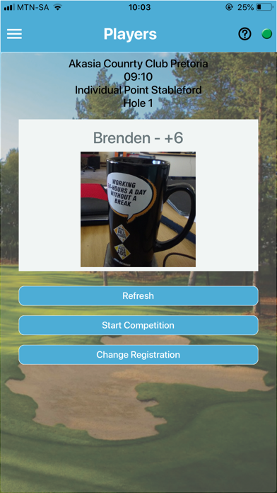 Ampro Golf Competition App screenshot 3