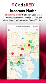 codered mobile alert iphone screenshot 1