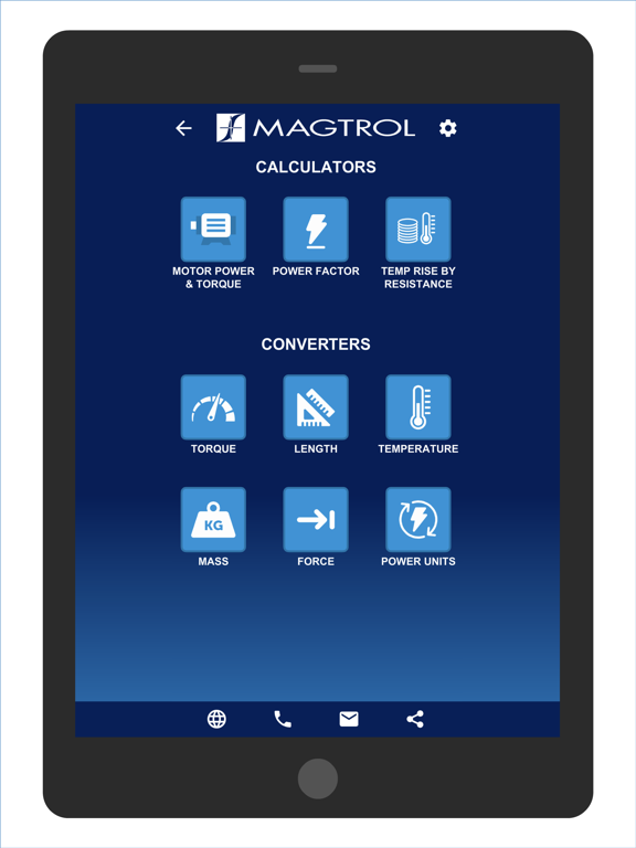 Magtrol - Motor Power Calc+ iPad screenshot 1 - Productivity app