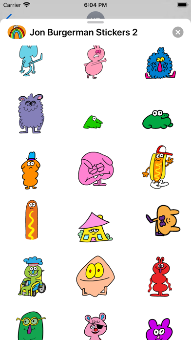Screenshot #2 pour Jon Burgerman Stickers 2