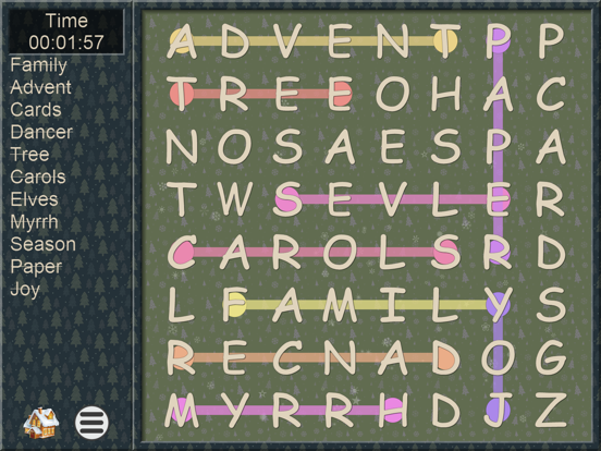 Screenshot #6 pour Xmas WordSearch - word seek