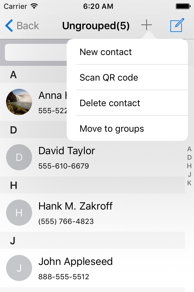 iPhone screenshot