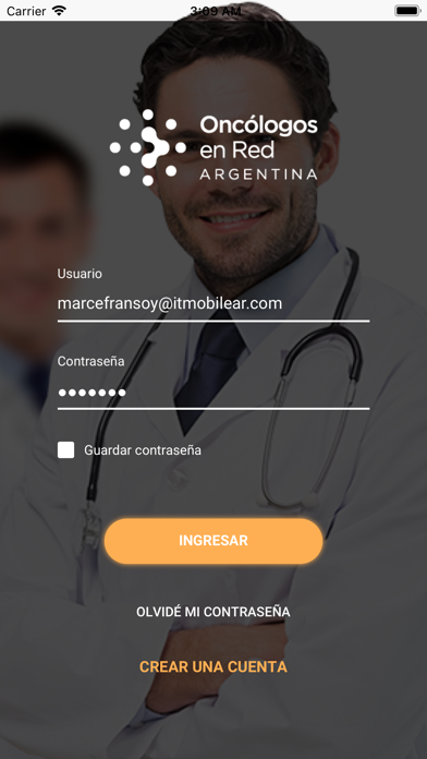 Screenshot #1 pour Oncólogos en Red Arg